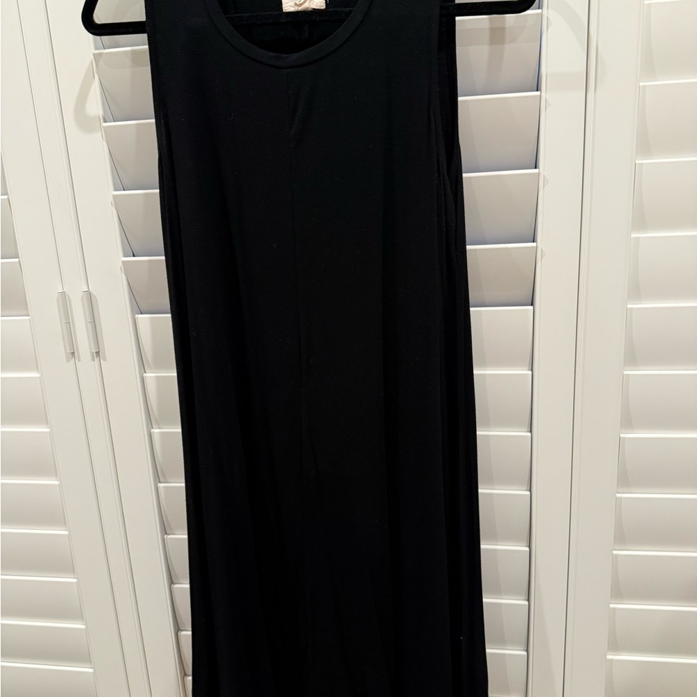 Cuoio Black Sleeveless Dress